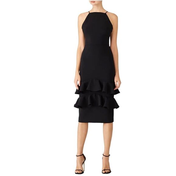 Christian Siriano Arabella Ruffle Dress Size 18 - Picture 7 of 8